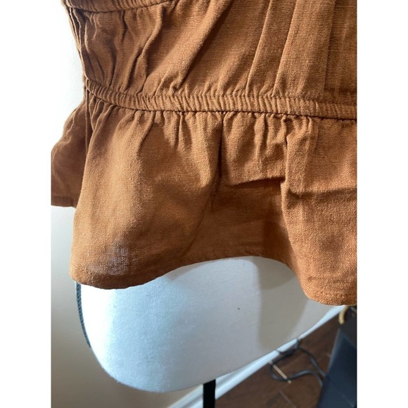 Boho Top Puff Sleeved NWT! - Picture 4 of 10